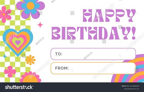 Happy Birthday Card Design 2023 Thank Stock Illustration 2233684285 ...