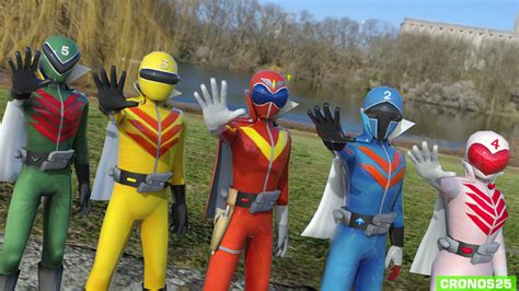 Himitsu Sentai Goranger by CRONOS25 on DeviantArt