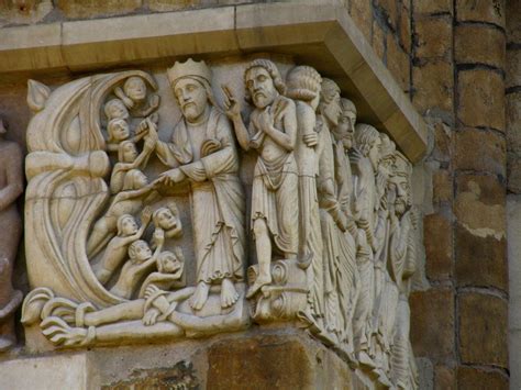 Romanesque sculpture, Lincoln cathedral, Sculptures