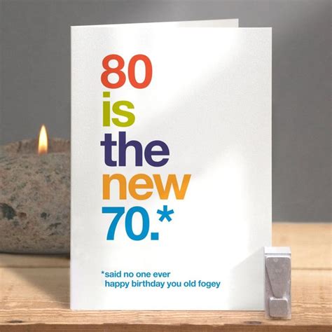 Funny 80th Birthday Card | 30th birthday cards, Funny 30th birthday ...