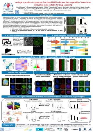 Poster - A single procedure to generate functional hiPSCs-derived liver ...