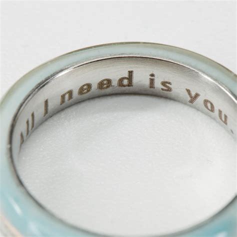 Custom ring engraving – Stone Forge Studios