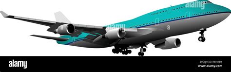 Airplane take off. Vector illustration Stock Vector Image & Art - Alamy