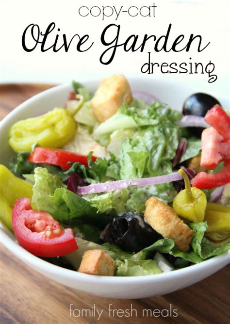 Copycat Olive Garden Salad Dressing Recipe - Family Fresh Meals