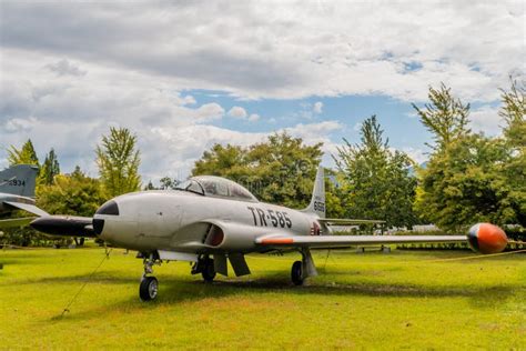 Lockheed T-33 jet trainer editorial photo. Image of force - 160606251