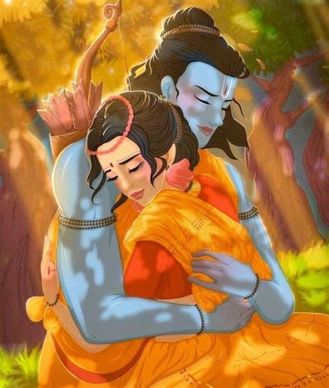 Ram and Sita | Ram wallpaper, God illustrations, Illustration