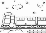 Trem Carga Colouring Freight Trenes Desenho Coloringhome  sketch template