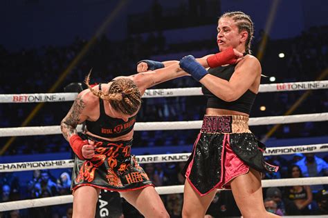 Photos: Britain Hart def. Paige VanZant at BKFC: KnuckleMania | MMA Junkie