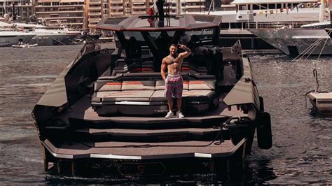 Conor McGregor Took His Lamborghini Yacht To The Monaco GP