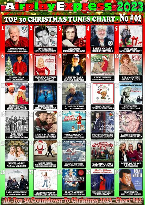 Top 30 ChristmasXpress Chart 2023 | Airplay Express