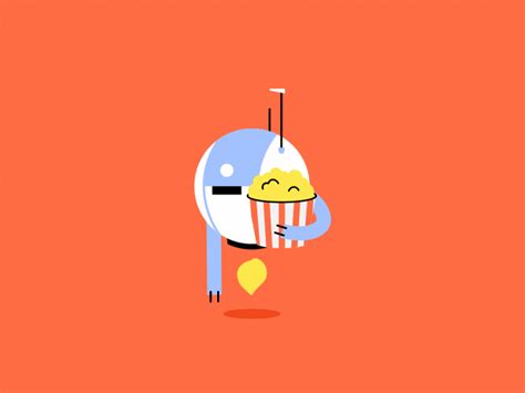 Smiley Eating Popcorn Animated Gif | Best Wallpaper - Best Wallpaper HD