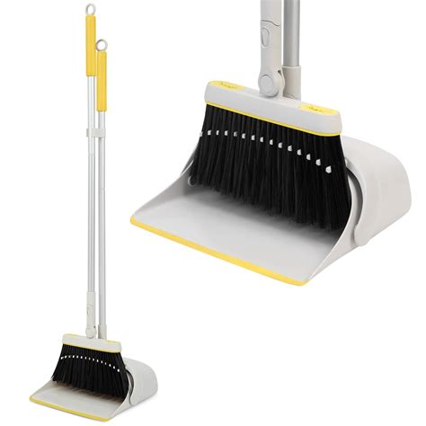 Buy Jekayla Dustpan and Brush Set, Broom and Dust pan with Extendable ...