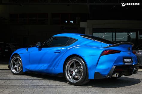 Toyota Supra GR A90 Blue Advan GT Wheel | Wheel Front