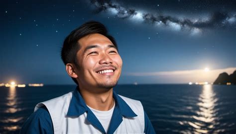 Filipino Seafarer's Night Sky Dream | Stable Diffusion Online