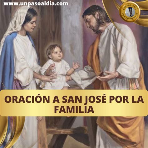 «Oración a san josé por la familia» – Un Paso al Día