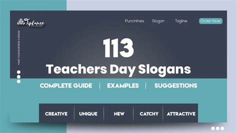 113+ Creative Teachers Day Slogans & Taglines Ideas - Tiplance