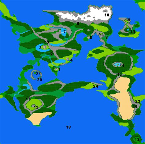 Final Fantasy 2 World Map - Maping Resources