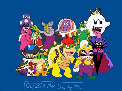 The Villains in the Mario Series by Fester1124 on DeviantArt