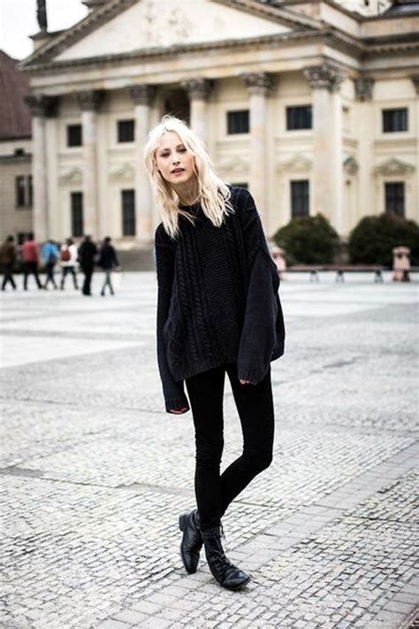 40 Cute Oversized Sweater Outfit Ideas For 2015 | Berlin fashion week street style, Berlin ...