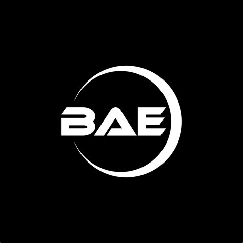 BAE letter logo design in illustration. Vector logo, calligraphy ...