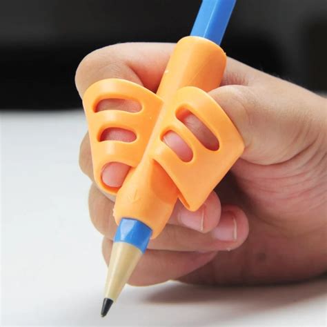 Silicone Pencil Grip Rubber Fingertip Grips,Handwriting Pencil Holder ...