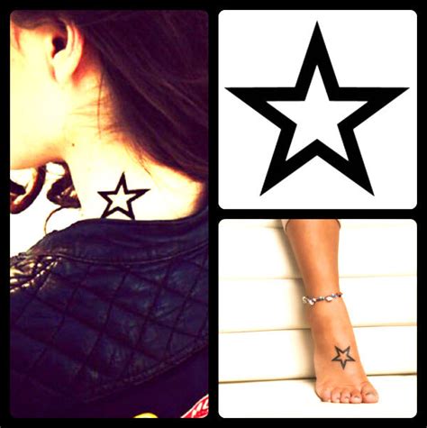 Cool Star Tattoo – Tattoo for a week