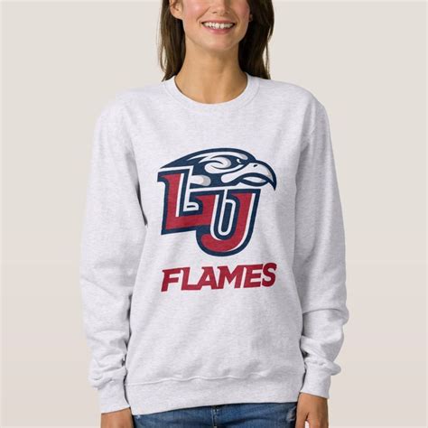 Liberty University Primary Logo Sweatshirt, Women's, Size: Adult S, Grey Color: Ash. Gender ...