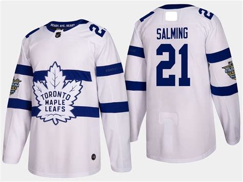 Men's 2018 Stadium Series Toronto Maple Leafs #21 Borje Salming Jerseys ...