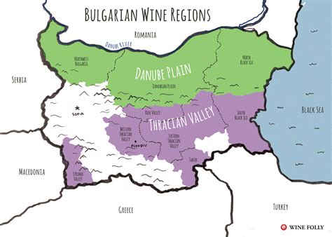 Bulgaria Regions Map