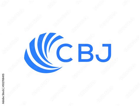 CBJ Flat accounting logo design on white background. CBJ creative ...