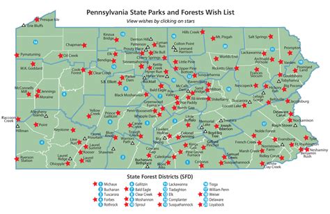 Pa State Park Map - Living Room Design 2020
