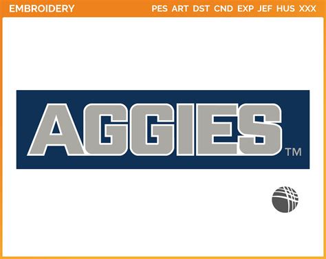 Utah State Aggies - Wordmark Logo (2012) - College Sports Embroidery ...