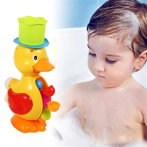 1Pcs Bathroom Baby Kids Toddler Bathing Water Spraying Tool Bath Bathtub Duck Toys-in Bath Toy ...