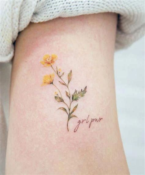 85 Amazing Buttercup Tattoo Designs with Meanings and Ideas – Body Art Guru