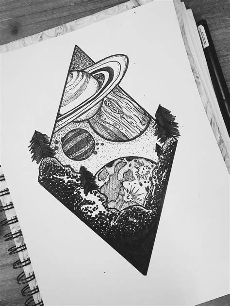 Space tattoo idea. Space drawing - #drawingideas | Space drawings, Space tattoo, Art drawings ...