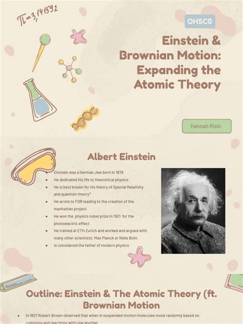 Einstein & Brownian Motion - Expanding The Atomic Theory - Risin Expert Session | PDF | Albert ...