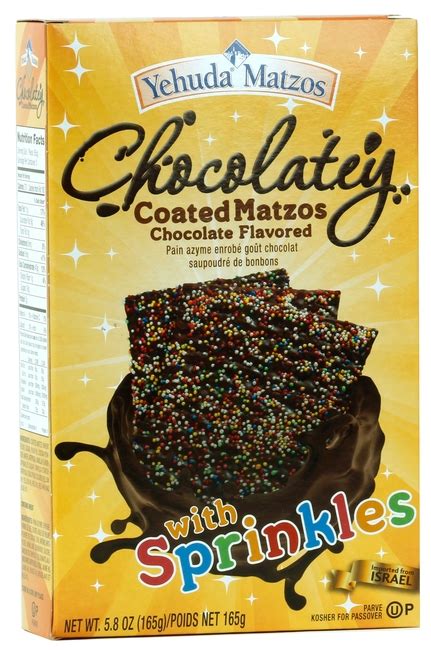 Passover Chocolate Covered Matzos With Sprinkles - 5.8 oz • Passover ...