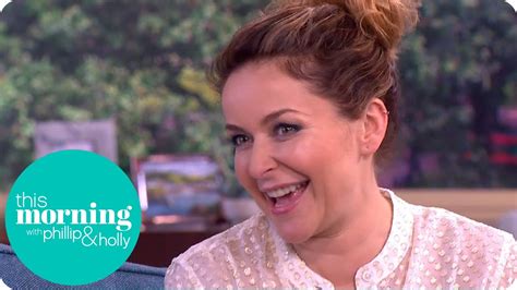 Julia Sawalha Used To Have A Crush On Phillip | This Morning - YouTube