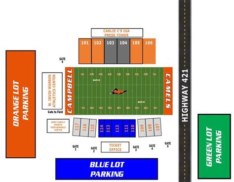 Campbell Athletics | Ticketing - Delaware at Campbell - Single Game Parking