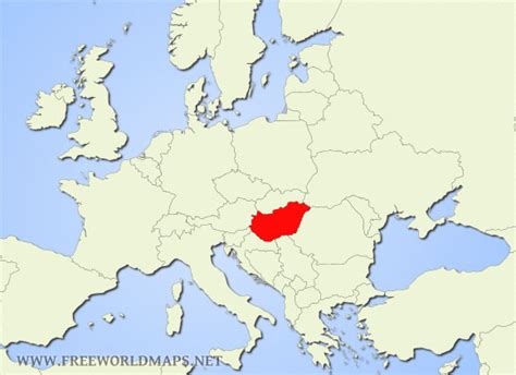 Where is Hungary located on the World map?