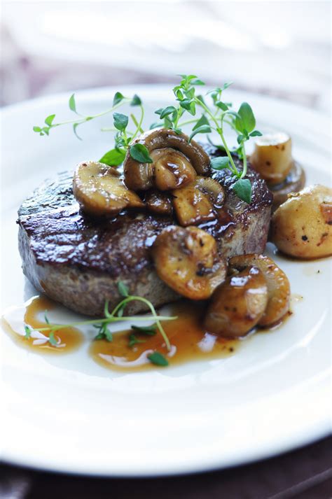 Grilled Sirloin Steak with Mushroom-Wine Sauce - BigOven