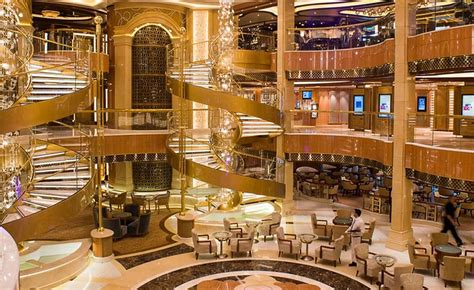 Inside the luxury cruise ship Regal Princess which is in Belfast ...