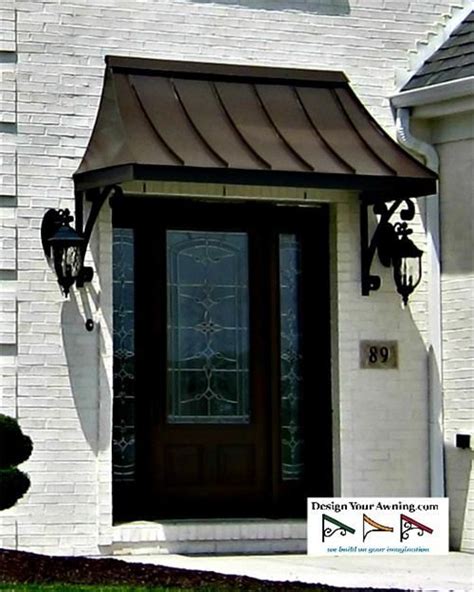 Project Gallery - Metal Canopy Design - Design Your Awning | Front door awning, Door awnings ...