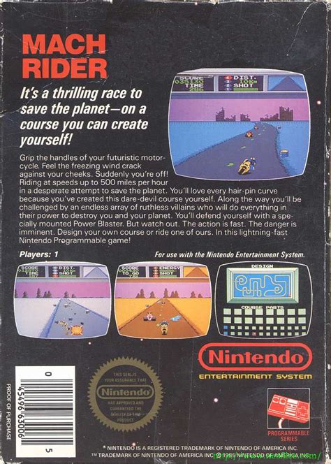 Mach Rider for NES - The NES Files