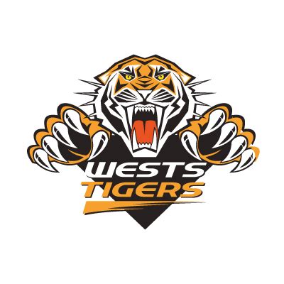 Wests Tigers vector logo free