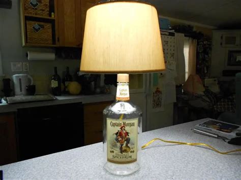 How to Make a Lamp with a Liquor Bottle for the Man Cave…