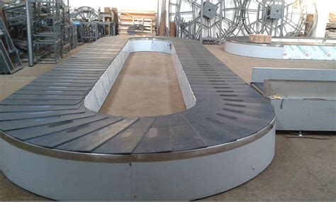 Baggage reclaim carousel. flat carousel. flat plate carousel. plane ...