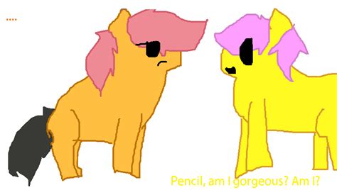 Pencil and Flower - BFDI pony by SplashFan12 on DeviantArt