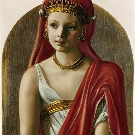 young girl crowned empress of the roman empire | Stable Diffusion