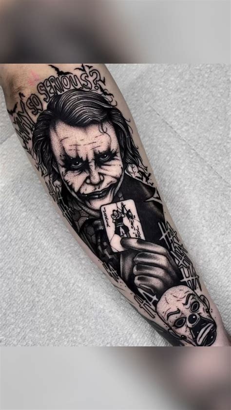 Joker Tattoo | Joker tattoo, Tattoos, Half sleeve tattoos for guys